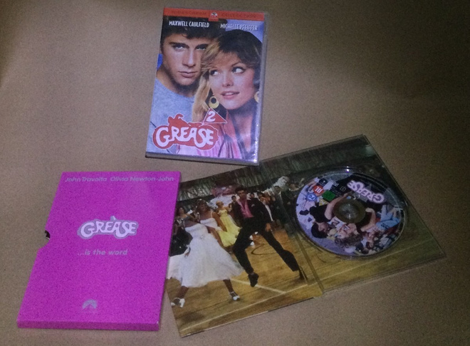 Grease 1 & 2 DVD