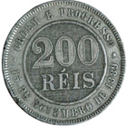 Brasilia 200 Reis 1893 - pikkukuva 2