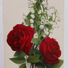 Ruusuja ja kieloja, vanha väripk, p. 1911 - pikkukuva 1
