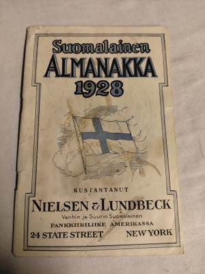 suomalainen almanakka v 1928