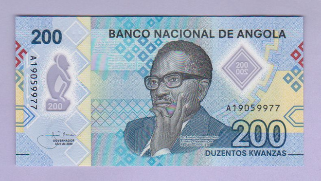Angola 200 Kwanzas v.2020 UNC P-New Polymer