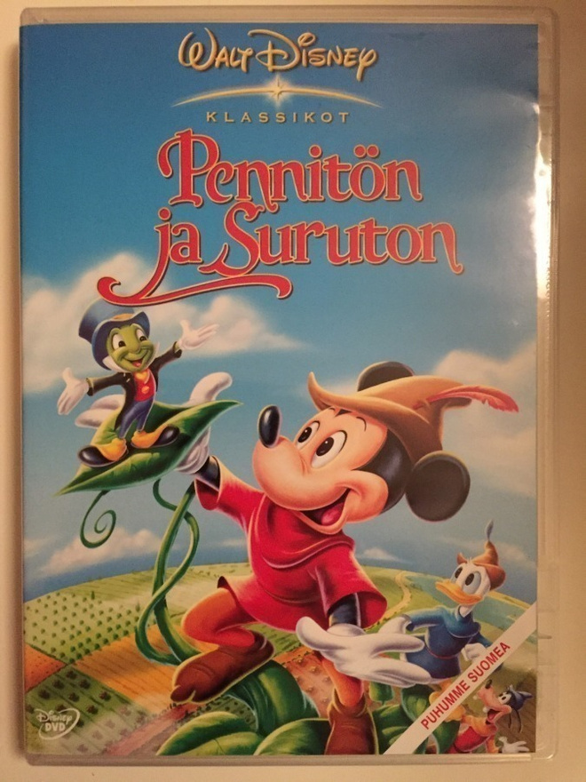 Walt Disney Klassikot, Pennitön ja Suruton -DVD