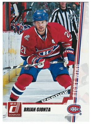 10-11 Donruss #85 Brian Gionta