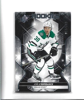 JOEL L'ESPERANCE - DALLAS - ROOKIES num 017/349 SPx 2019-20