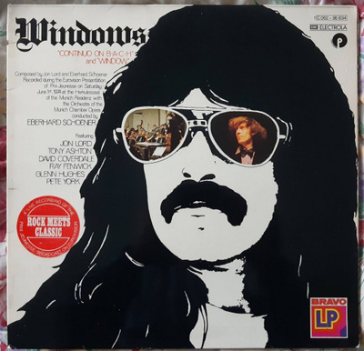 Jon Lord: Windows, 1974 LP VG+