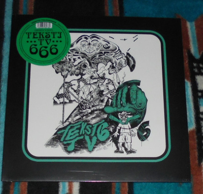TEKSTI TV 666 ~ Aidattu Tulevaisuus ~ LP Green *UUSI*