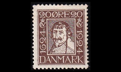 Tanska 140 * Postilaitos 300v 20 öre (1924)