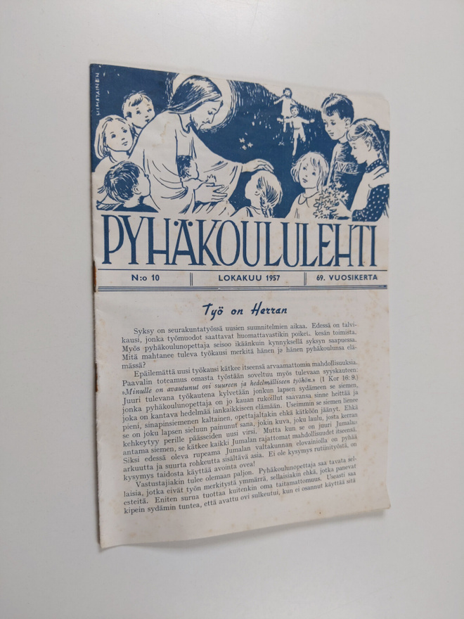Pyhäkoululehti 10/1957