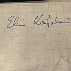 Elina Karjalainen /Erkki Junkkarinen nimmarit paperilla - pikkukuva 1