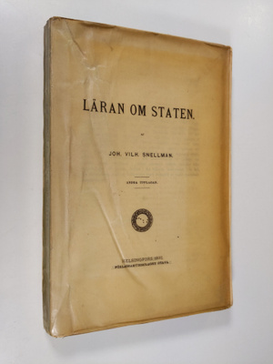 Johan Vilhelm Snellman : Läran om staten
