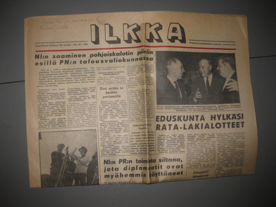 Sanomalehti  Ilkka  20.2.1963