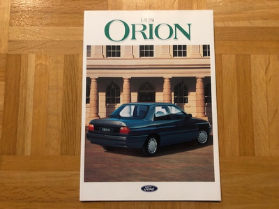 Esite Ford Orion mk3 vuodelta 1990 / 1991