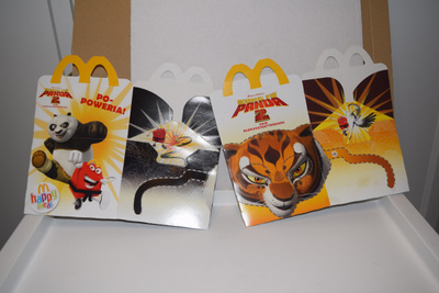 Mcdonald's happy meal laatikko kung-fu panda 2