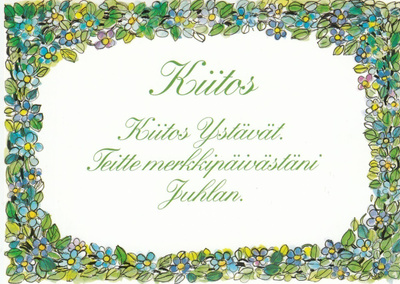 Virpi Pekkala Kiitos kiitos ystävät c18