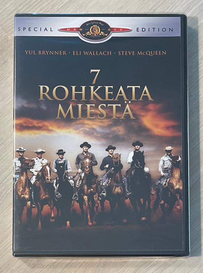 7 rohkeata miestä (1960) Yul Brynner, Charles Bronson (UUSI)