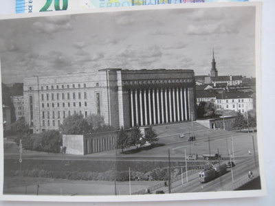 VANHA Valokuva Postikortin Malli Helsinki Raitiovaunu 1950-l