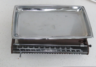 Keittiövaaka EKS 10kg metallia