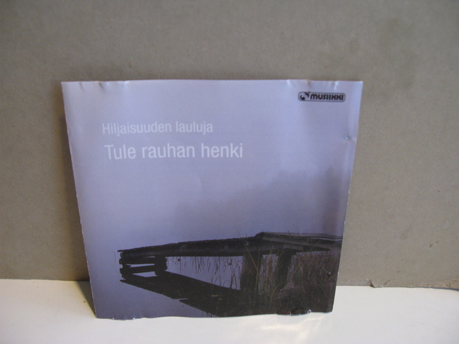 Hiljaisuuden lauluja-Tule rauhan hetki CD(gospel)