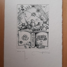 Molnar iscsu Istvan EX LIBRIS Ilona Czegledy - pikkukuva 1