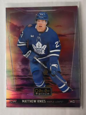 Matthew Knies 2024-25 OPC Platinum Sunset