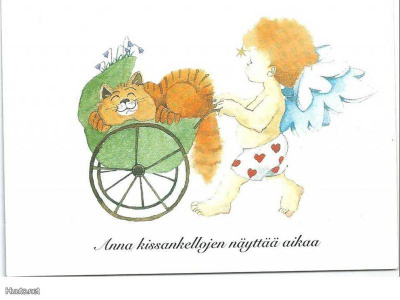 kortti ** Juvonen Riikka Siivekäs olento ym. - erilaisia
