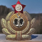 CCCR -Merivoimat kokardi. Halkaisija - 60 mm. Laatta piikit. - pikkukuva 2