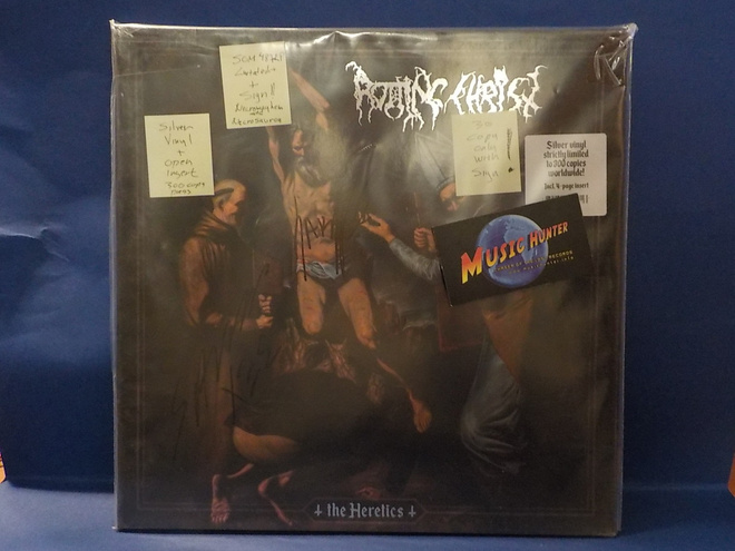 ROTTING CHRIST - THE HERETICS - LIMITED EDITION SIGNED LP
