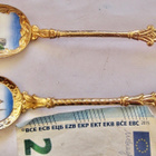 2 VANHAA CCCP Emali Lusikkaa Pietari UPEAT n. 1970-l - pikkukuva 1