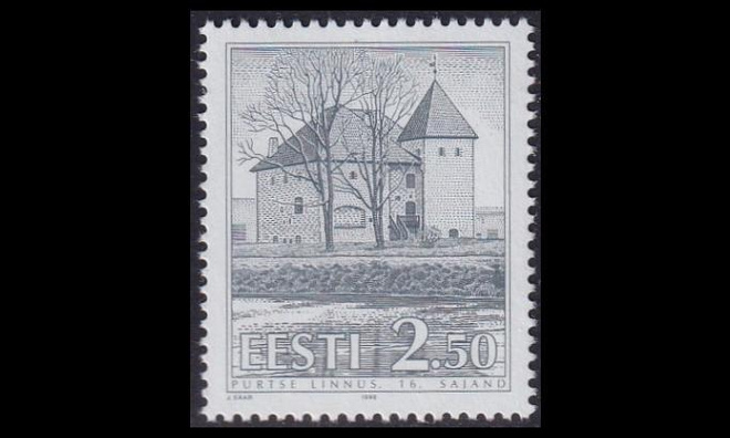 Eesti 281 ** Rakennuksia Burg Purtse (1996)