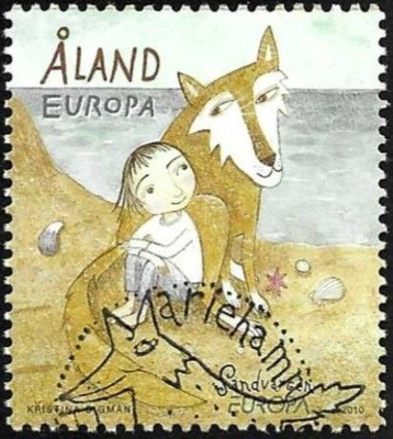 Åland 2010 Eurooppa-merkki EP alareuna LOISTO LaPe 319