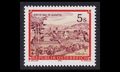 Itävalta 1827 ** Käyttösarja luostari 5 S (1985)