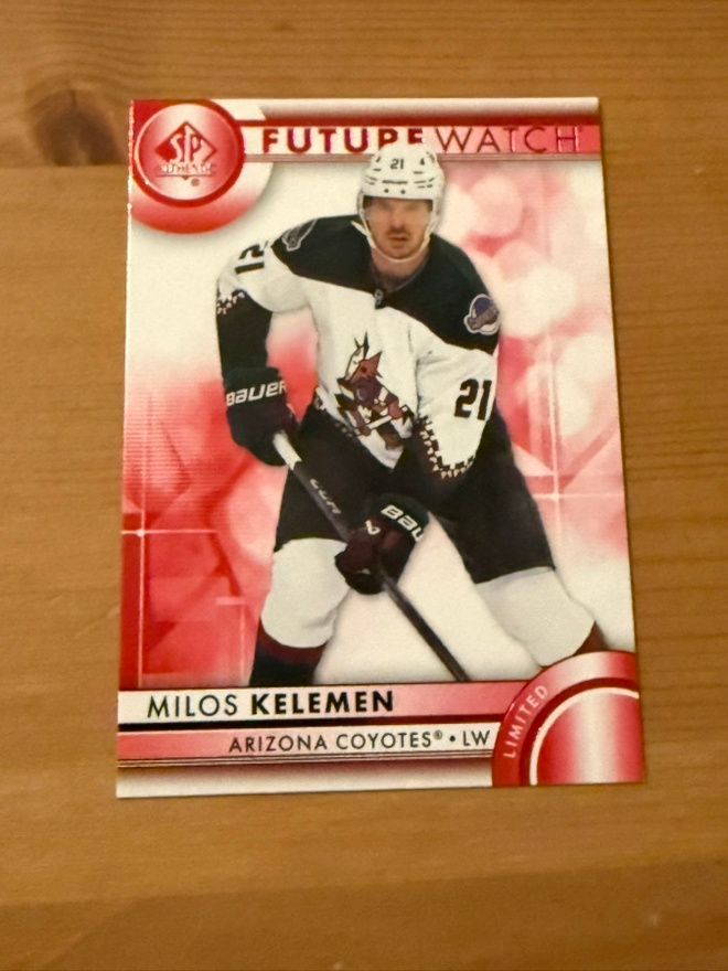 2023-24 SP Authentic Limited Red #119 Milos Kelemen FW