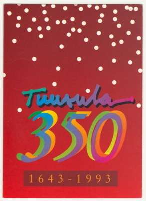 Tuusula 350 vuotta taittokortti 1993