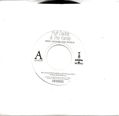 PUFF DADDY & THE FAMILY: Been Around The World / It's   7"kk