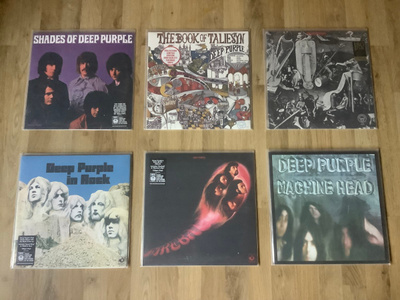 Deep Purple vinyylilevykokoelma 24 x LP’s - Kaikki uusia