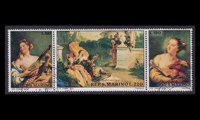 San Marino 959-61ds o Maalauksia Giovanni (1970)