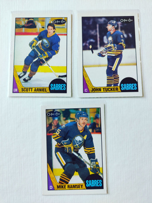 87-88 Opc - Buffalo Sabres 3kpl