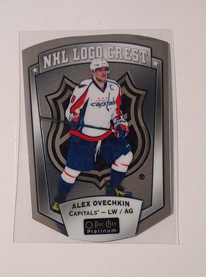 2016-17 OPC Platinum NHL Logo Crest Die-Cuts Alex Ovechkin