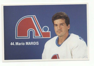 Mario Marois Quebec Nordiques Team Issue Postcard