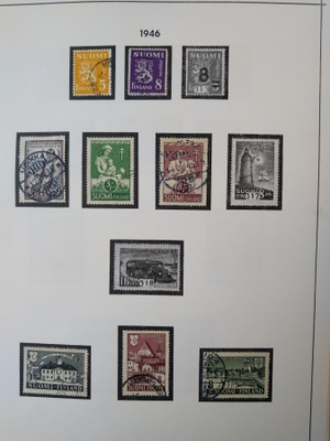 1946 Suomi postimerkki 8 kpl