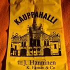 Tmi: J. Hänninen Kauppahalli Vaasa/Vasa - muovikassi 80's - pikkukuva 1