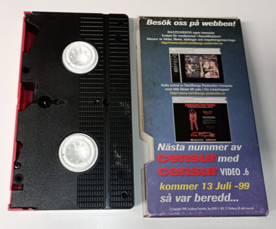 VHS CENSUR VIDEO NR 5 VHS KASETTI PORNO SEKSI K-18