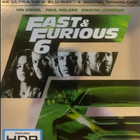 The Fast & Furious 6 (4K Ultra HD + Blu-ray) Slipcover (UUSI - pikkukuva 1