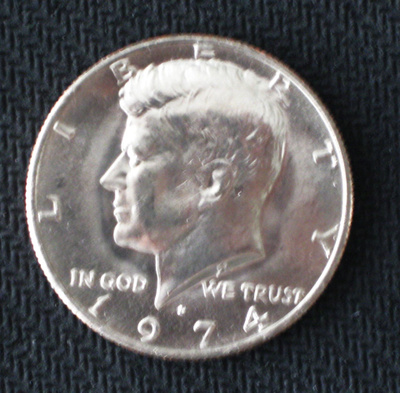 Usa Half Dollar 1974 Pillerissä