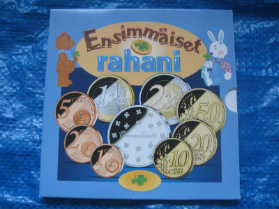 Suomi euro rahasarja 1c-2e BU - 2006 / Ensimmäiset rahani