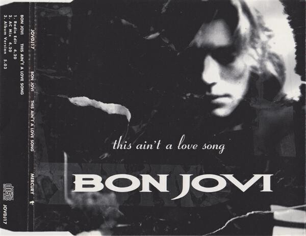 Bon Jovi - This Ain't A Love Song (CD) VG+!!