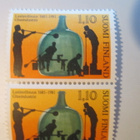 LASITEOLLISUUS 1681-1981 POSTITUORE POSTIMERKKIPARI - pikkukuva 1