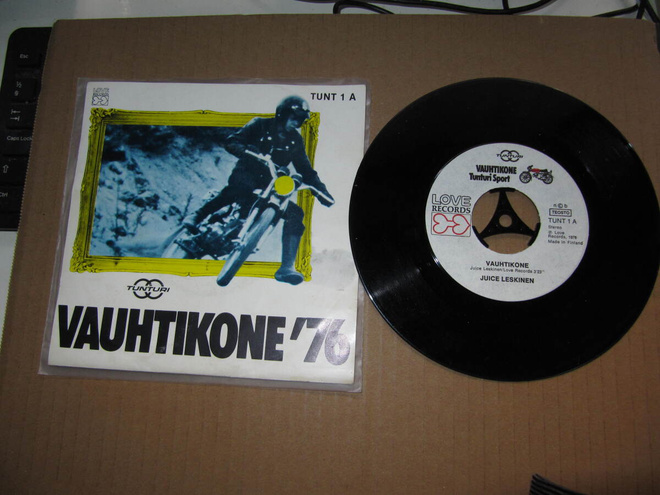 Juice Leskinen 7" Vauhtikone/Jyrki Boy,PS v.1978 EX/EX(-)PRO
