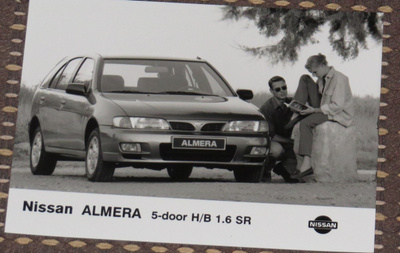 1995 Nissan Almera H/B 1.6 SR pressikuva - KUIN UUSI