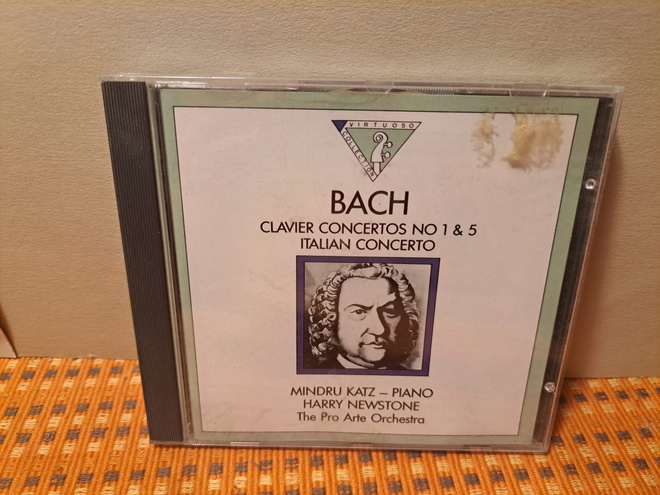 Bach:Clavier concertos No.1&5,Italian concert-Mindru Katz CD